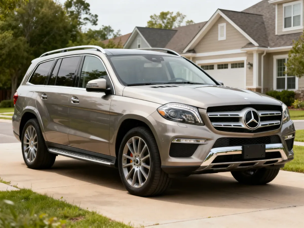 Mercedes-Benz GL 450 w ujęciu prezentującym duże, luksusowe nadwozie SUV-a