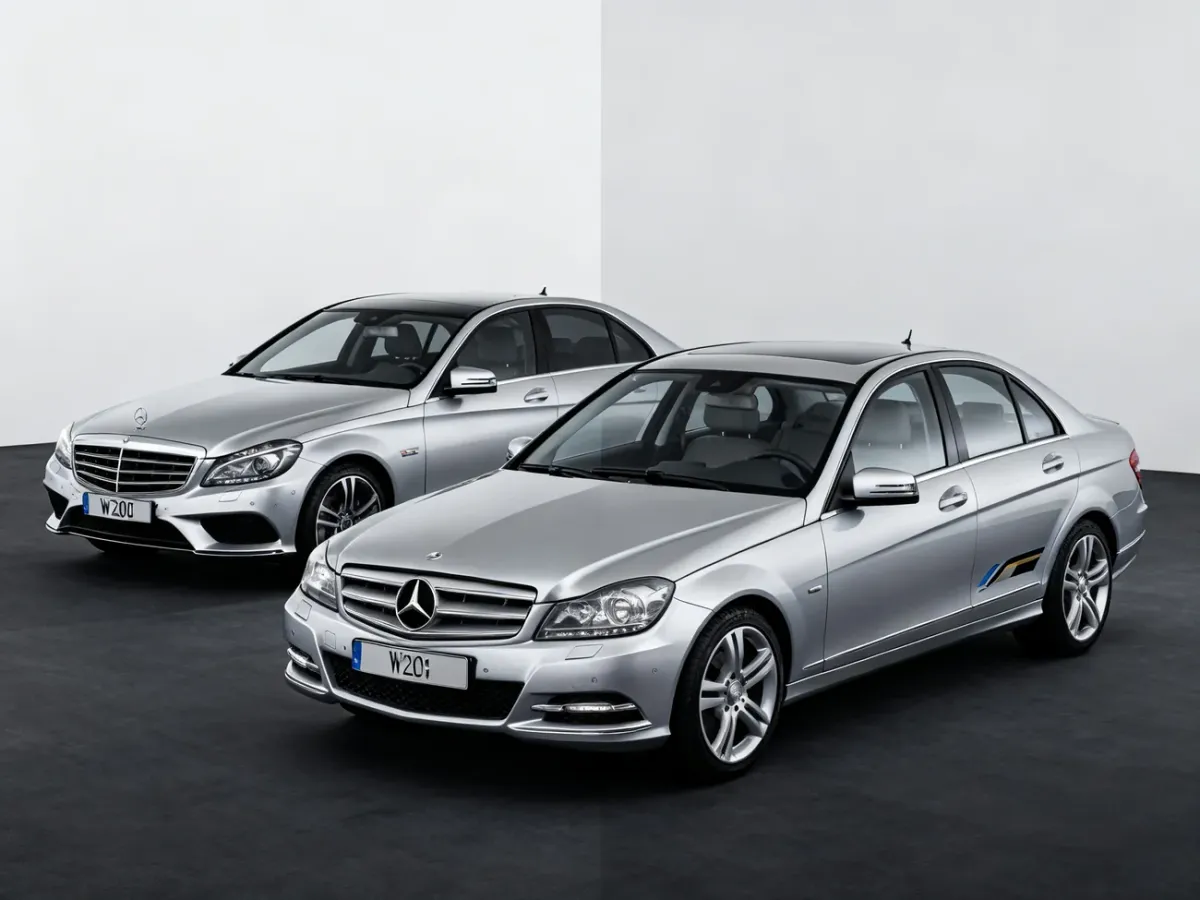Trzy generacje Mercedesa Klasy C: W204, W205 i W206