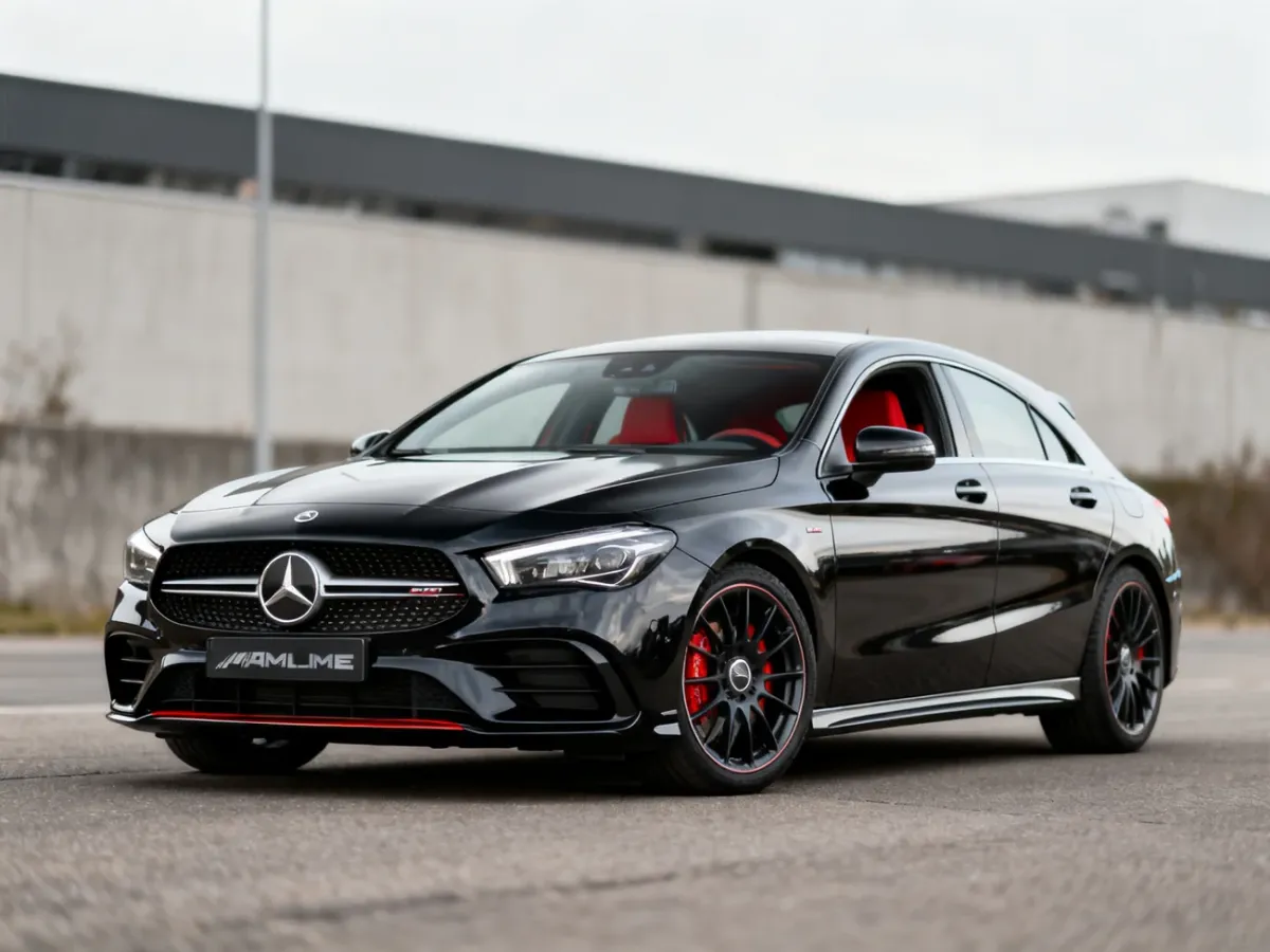 Mercedes A-Class or CLA with sporty AMG Line styling