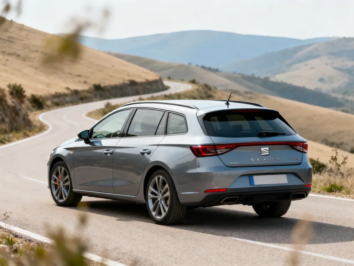 SEAT Leon Sportstourer kombi na malowniczej drodze