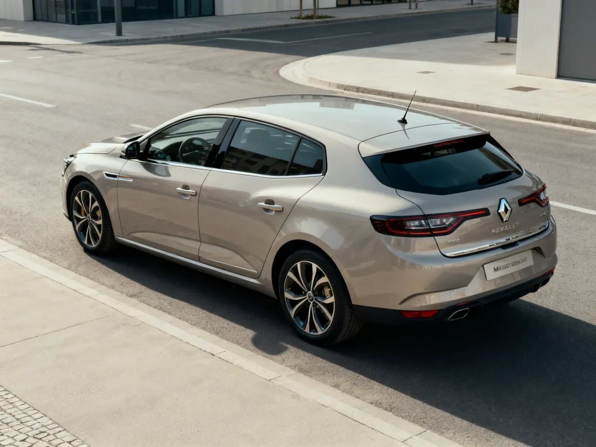 Renault Megane GrandCoupé sedan with a classic three-box silhouette