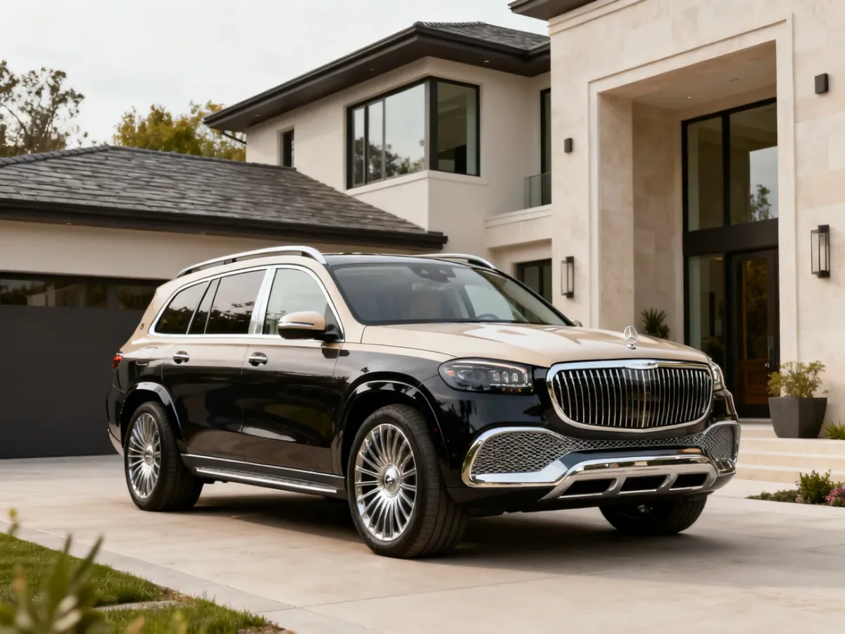 Mercedes-Maybach GLS 600 w luksusowej scenerii